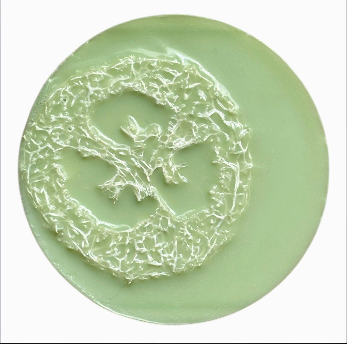 Lavender Lime Mint Loofah Soap – Handmade Exfoliating Body Bar