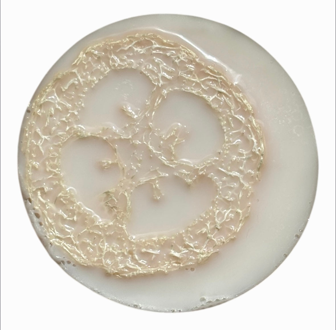 Creamy Coconut Natural Loofah Soap – Handmade Exfoliating Bar for Soft, Smooth Feet